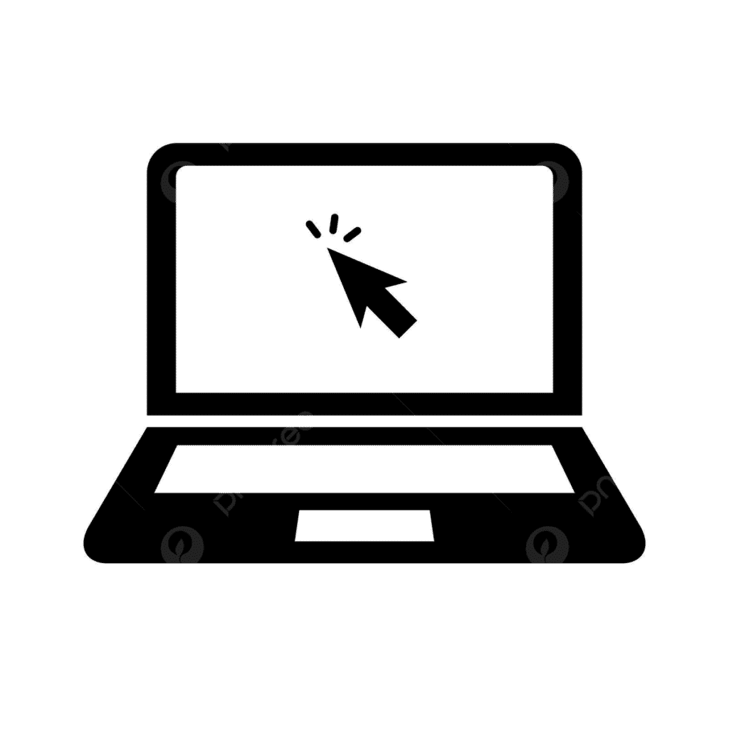 Pngtree Vector Illustration Of Laptop Icon Being Clicked On Screen By A Png Image 12793075 1024x1024